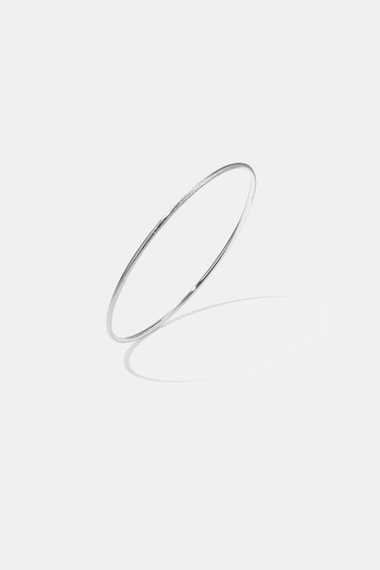 Bangle with brushed effect - 2 mm