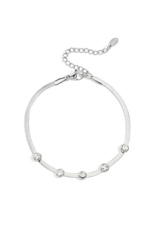 Rhinestone Chain Bracelets Chain Casual Daily Simple Series Women's jewelry