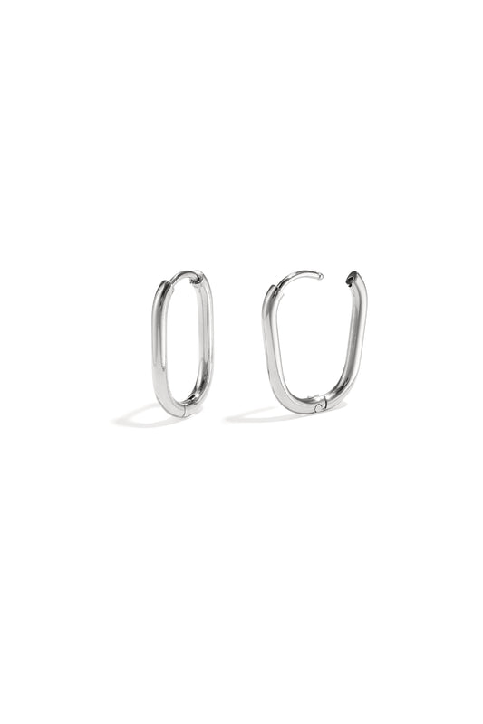 Oval hoops Stainless Steel
