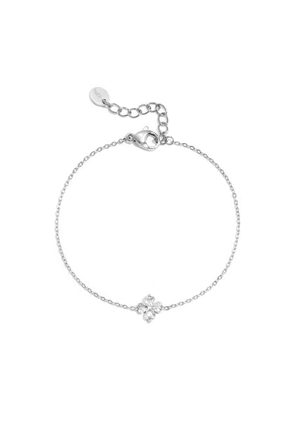 Bracelet with clover decoration