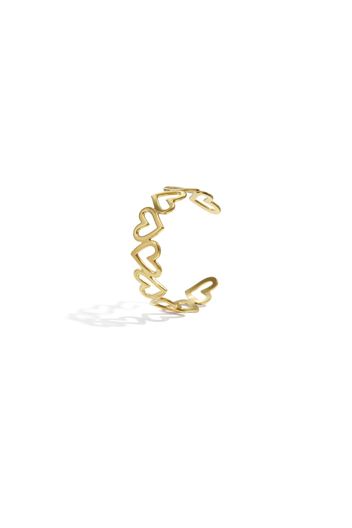 Stainless Steel Cuff Bracelets Heart Casual Daily Simple Series Women's jewelry