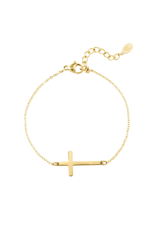 Bracelet cross - Silver Color color
