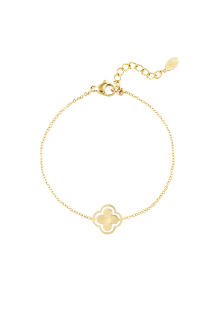 bracelet double clover