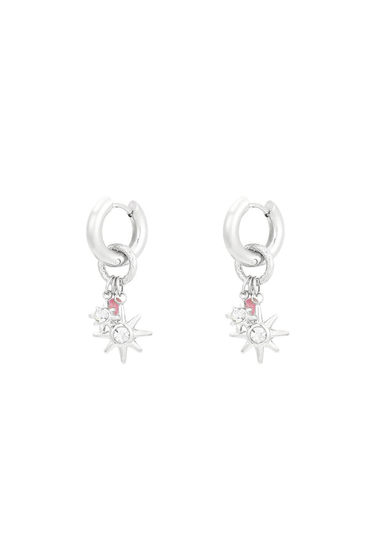 earrings pink starlight