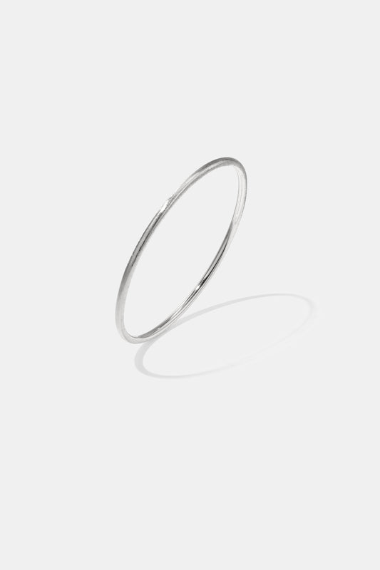 Bangle with brushed effect - 3 mm