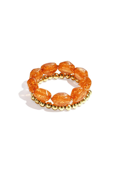 Bracelet set with chunky beads