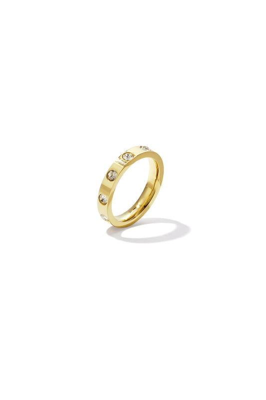 Ring with minimalist stones