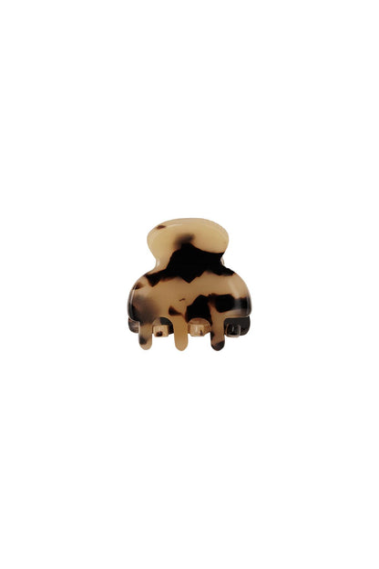 Spotted hair clip small Green Sheet Material