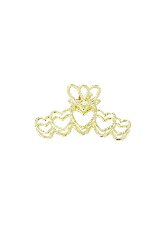 hair clip love all over