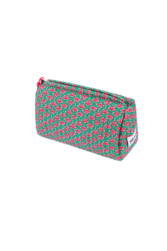Floral makeup bag medium