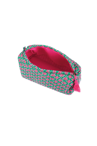 Floral makeup bag medium