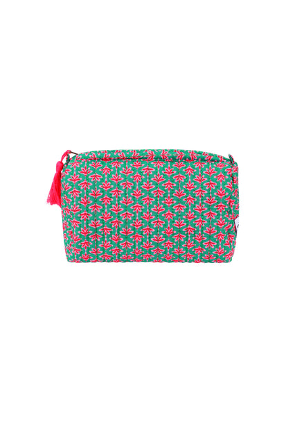 Floral makeup bag medium