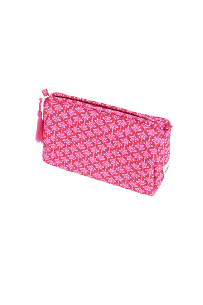 Floral makeup bag medium