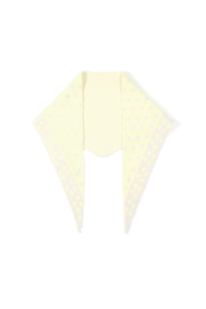Fine Polka Dot Triangle Scarf