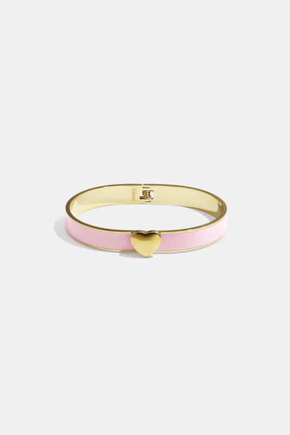 Bracelet in various colors with heart detail - 0.9 cm