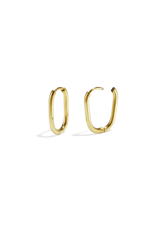 Oval hoops Stainless Steel