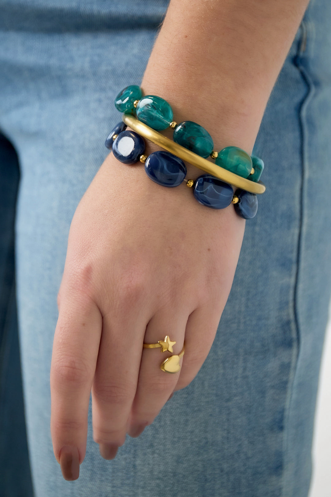 Acrylic Beaded Bracelets Beads Casual Daily Simple Series Women's jewelry