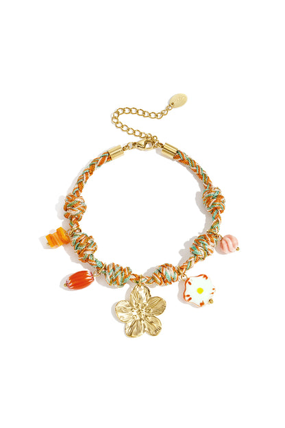 Rope Charm Bracelets Heart Sweet Daily Romantic Series Women's jewelry