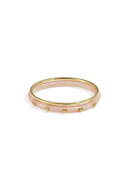 Bangle set with heart detail