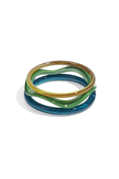 Acrylic Bangles Solid Color Casual Daily Simple Series Women's jewelry