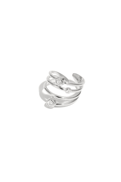 Stainless Steel Statement Rings lines Casual Daily Simple Series Women's jewelry