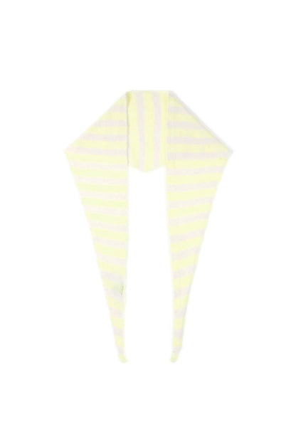 Minimal Striped Triangle Scarf