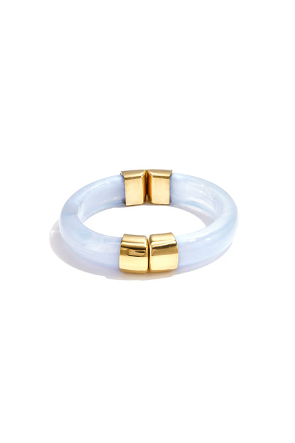 Chunky bangle with gold details