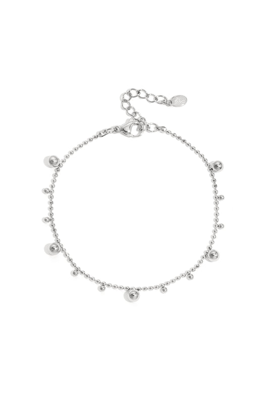 Bracelet with alternating balls