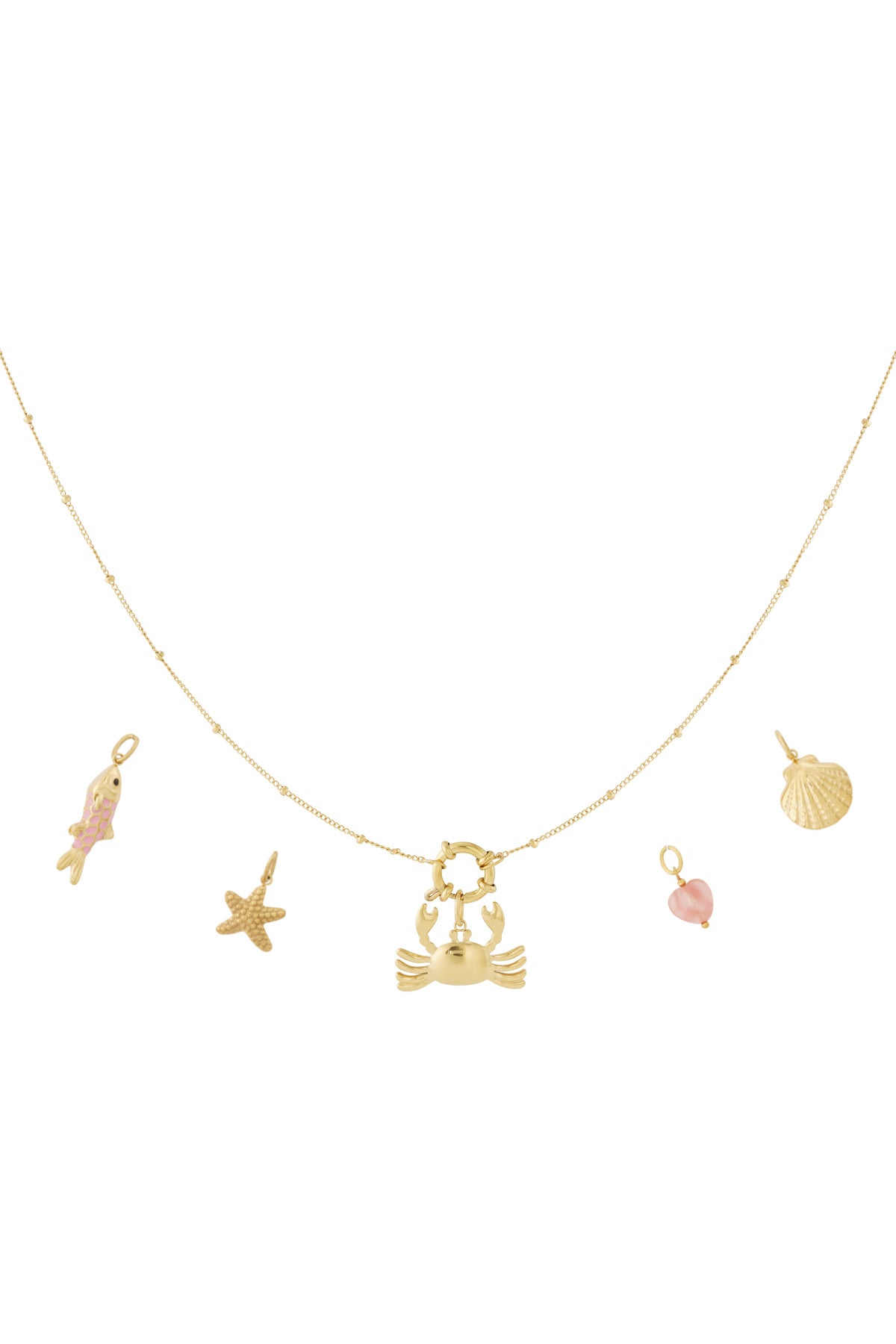 Crab DIY necklace
