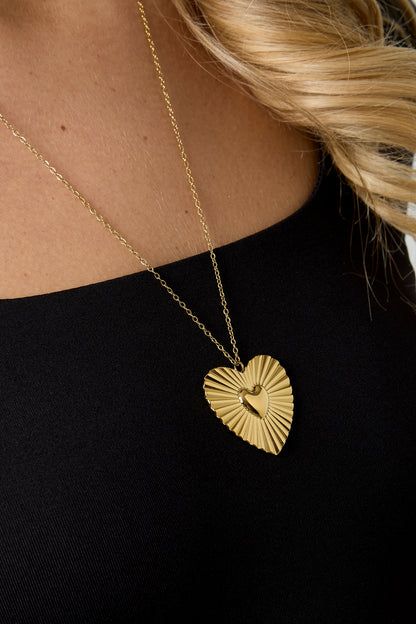 Stainless Steel Pendant necklaces Heart Casual Daily Simple Series Women's jewelry