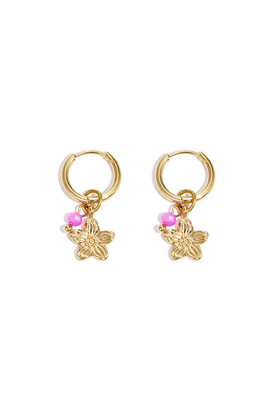 pearl blossom earrings
